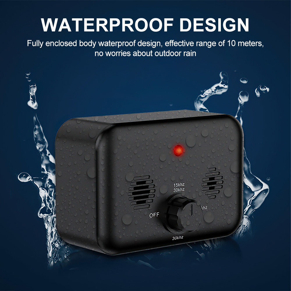 Ultrasonic Anti Barking Device Waterproof Ultrasonic Dog Automatic Training Collar Rechargeable Suitable for All Size Dogs