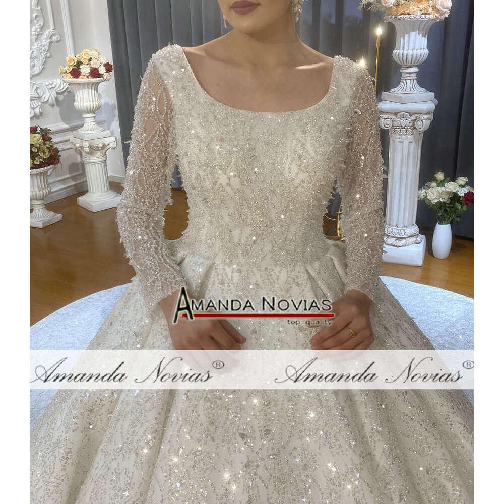 Hot Sale Wedding Dresses Amanda Novias Work gelik 100% Real work
