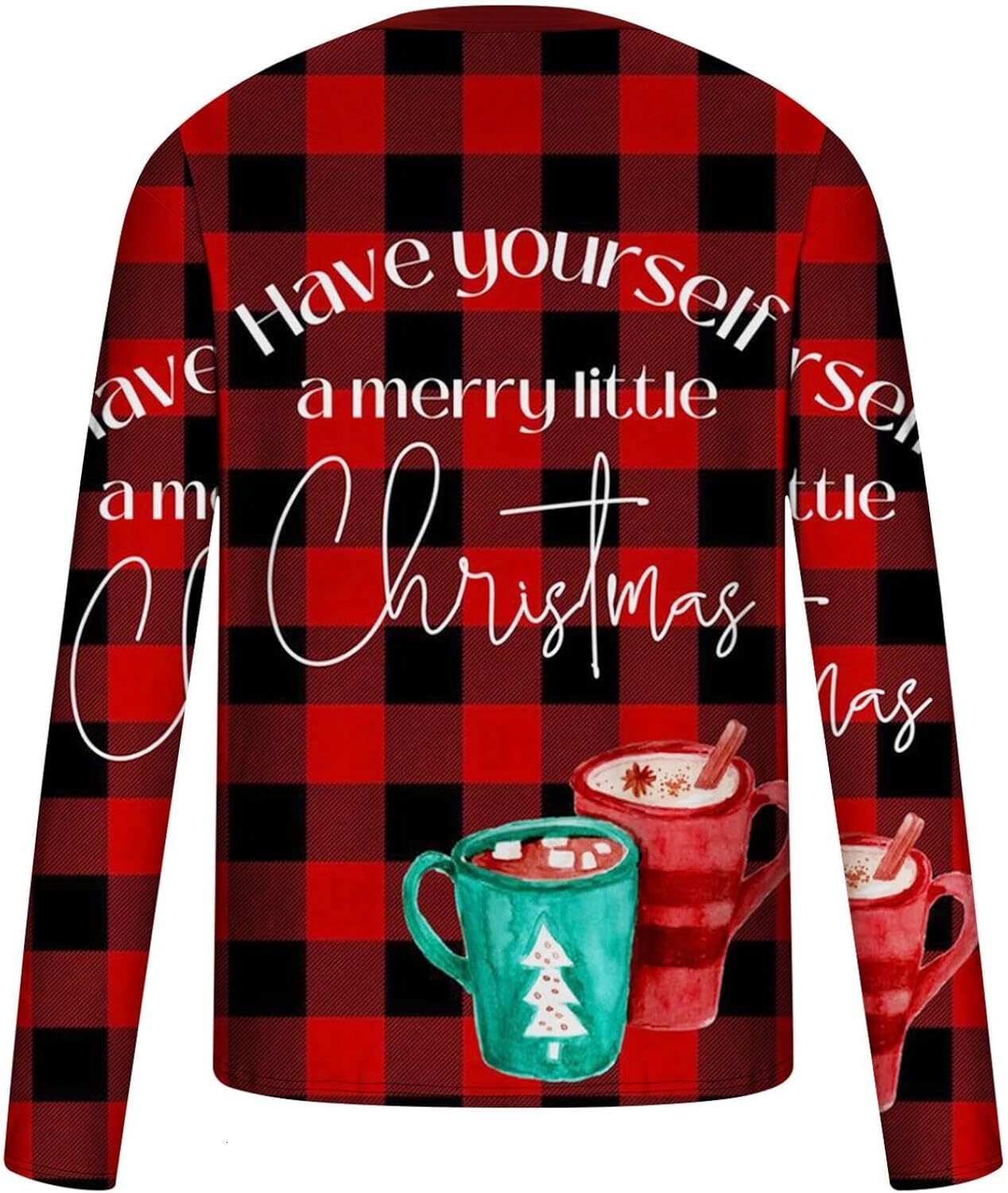 Long Sleeve Shirts for Men sweatshirt Men's Christmas Shirt Long Sleeve Crewneck Ugly 3D Xmas Tree Graphic Casual T Shirt Pullover Sports Tops Bl