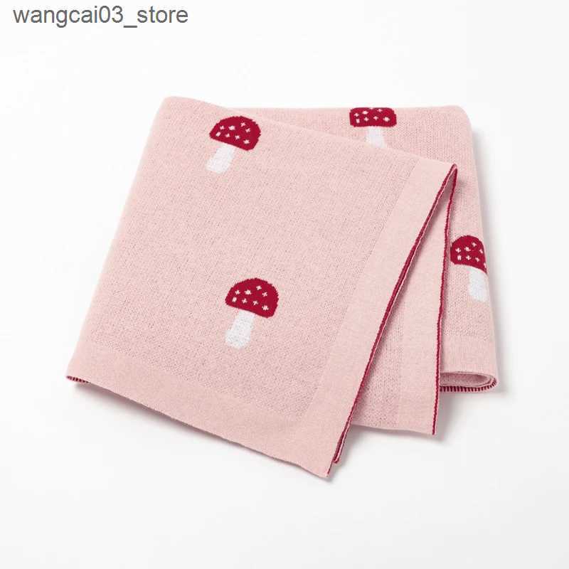 Blankets Swaddling Infant Baby Blanket 100%Cotton Super Soft Newborn Boy Bedding Plaid Crib Quilt Knitted Girl Stroller Warp Swaddling 100*80CM Kid L2