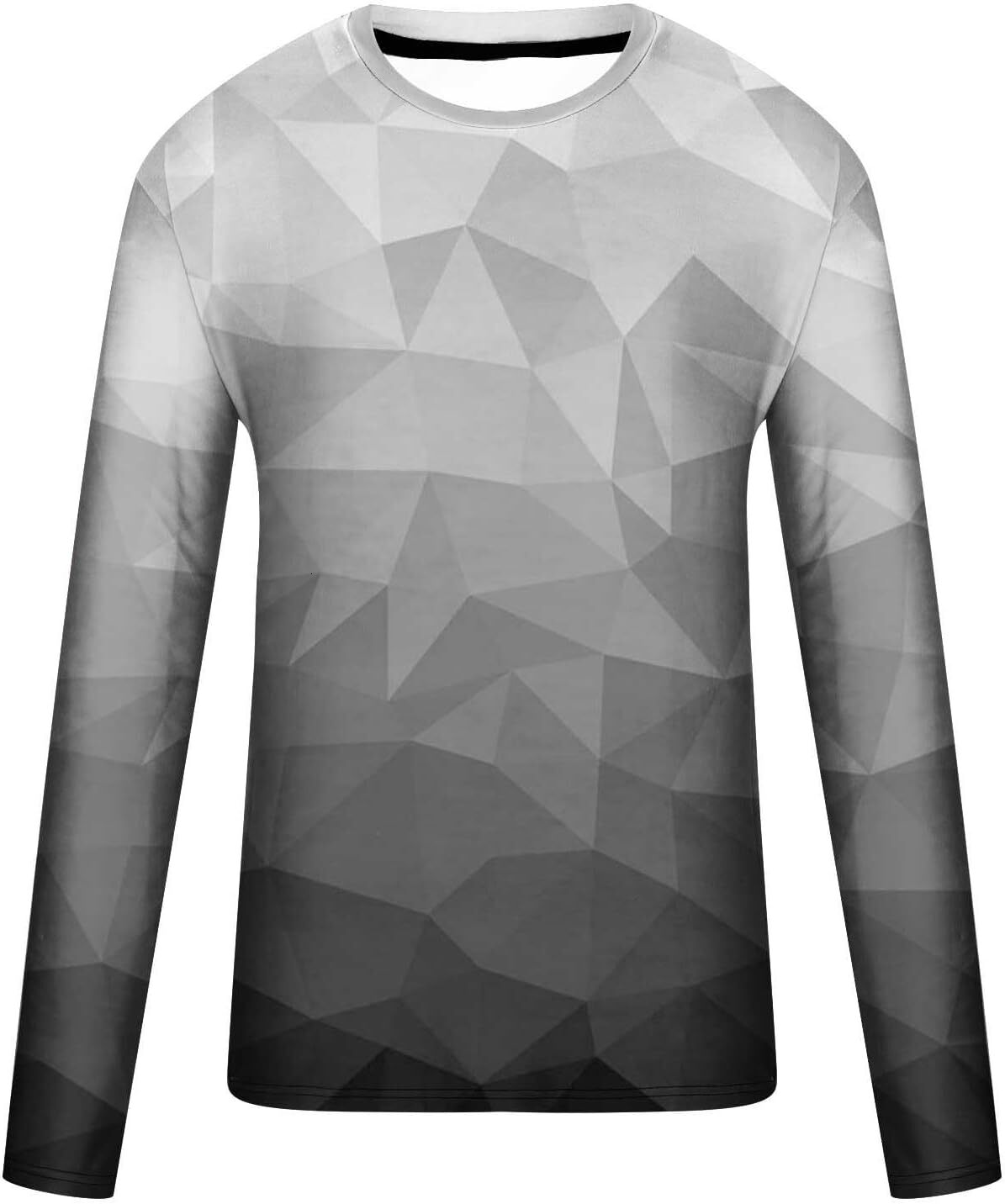 Long Sleeve Shirts for Men sweatshirt 3D Shirt for Men Funny Graphic Print Long Sleeve Cool Muscle T Shirts for Mens Boys Trendy Streetwear Casual Sty