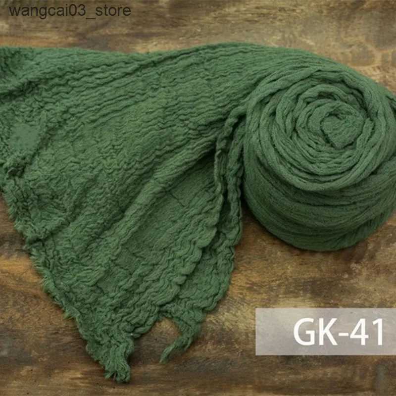 Blankets Swaddling Newborn Photography Props Wrap Blanket Soft Cotton Swaddling Baby Shoot Backdrop L240910