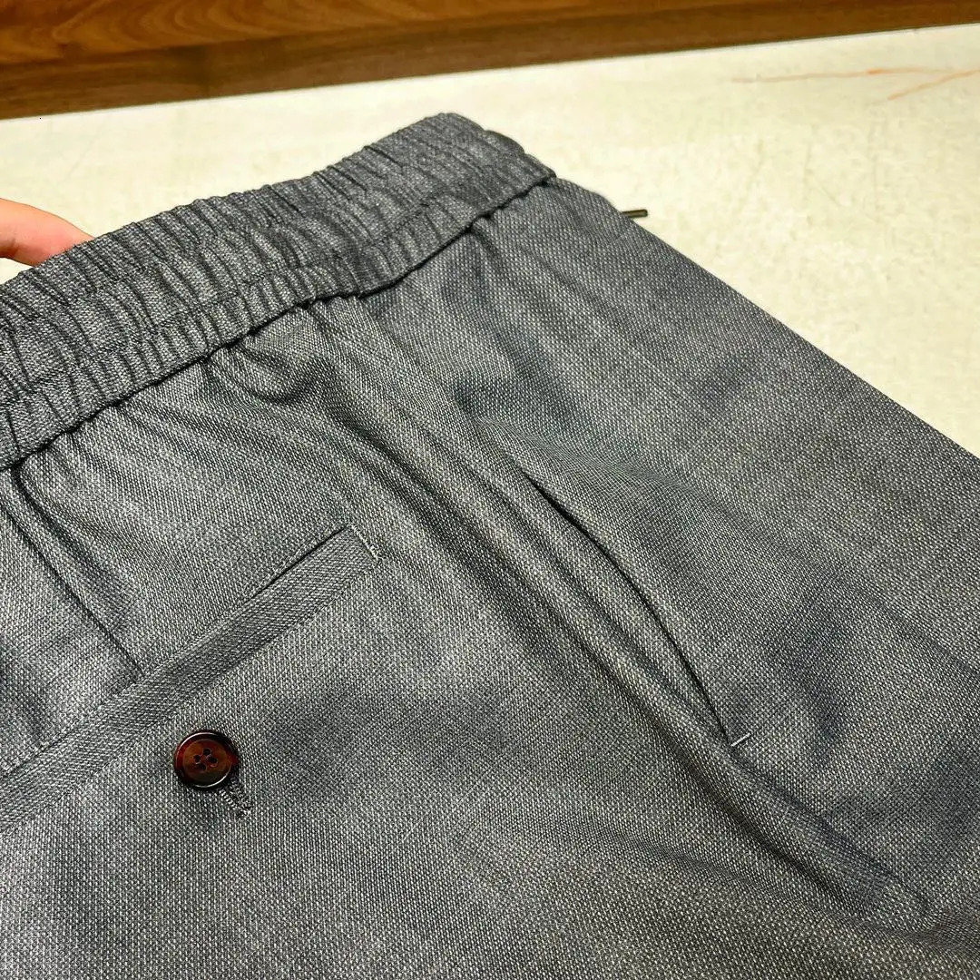 High quality mens smart casual pants comfortable mens Trouser Y2K clothing mens clothing womens clothing 240930