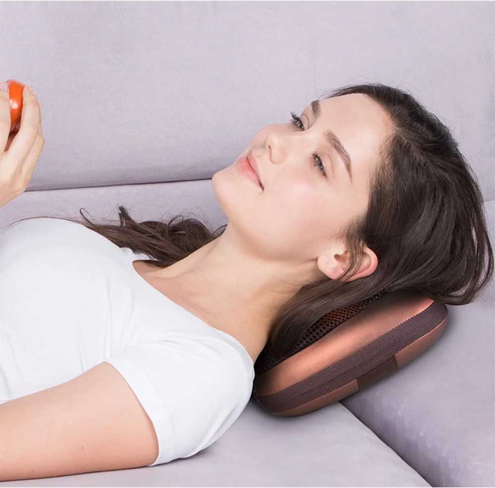 Electric massage shoulder and neck acupressure neck massage pillow W240819