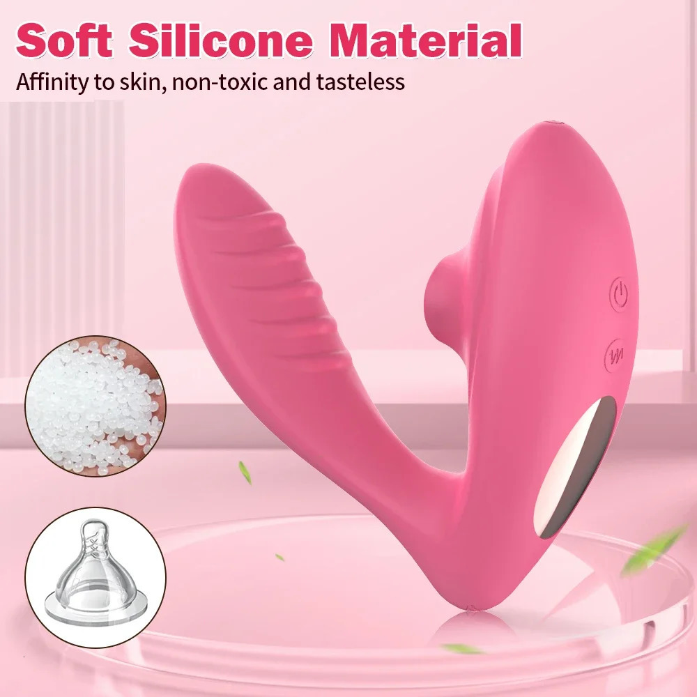 Clitoral Sucking G Spot vibrator 10 speed application wireless control vaginal massager wearing pants fun sex toy 241009