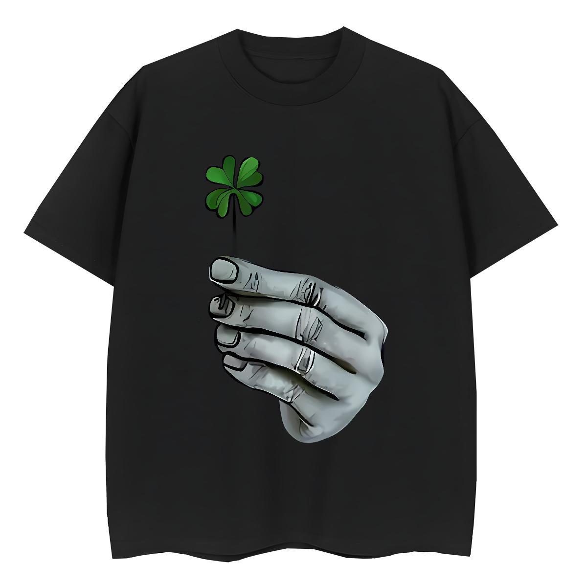 2024 DIY T-Shirts for Women 230g 100% Cotton O Neck Short Sleeves High Street Hip Hop hands Woman Tshirt Designer Custom Print Plus Size Tees Shirts