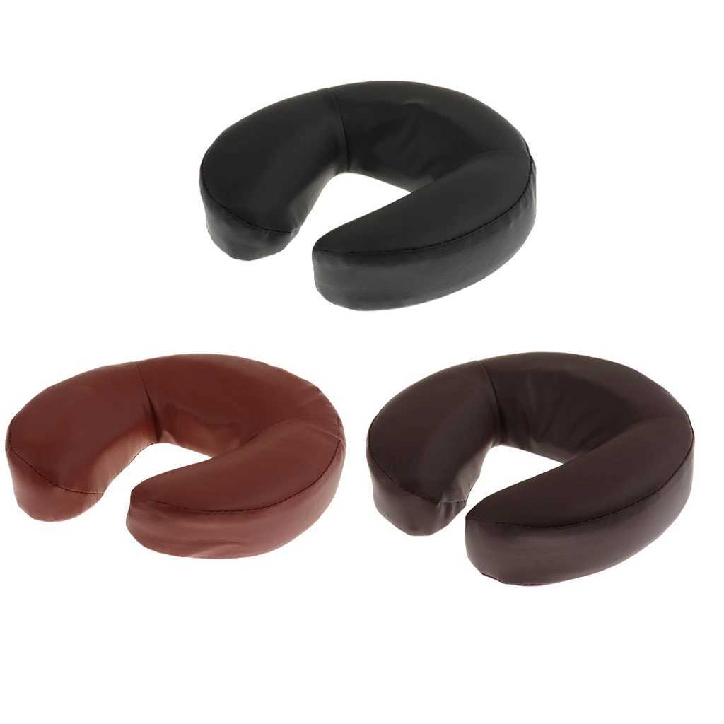 Soft Spa Massage Table Chair foam Face Rest Neck Headrest Pad for Massage Acupuncture Table Bed -27x28x6cm W240819