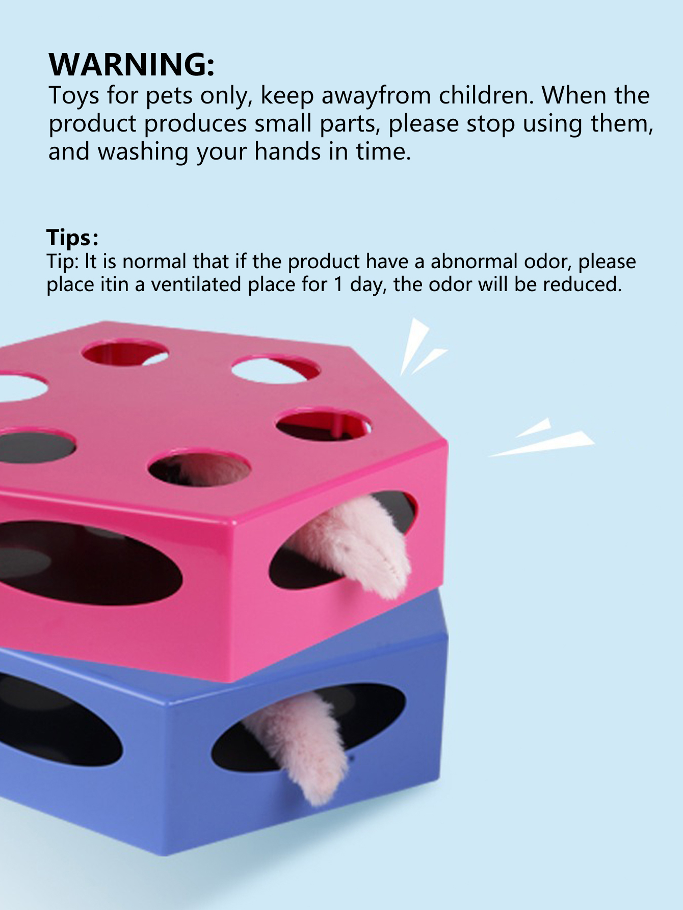Interactive Cat Toy Automatic Cat Toys for Indoor Cats Electric Cat Toy Kitten Toy Cat Exercise Toys