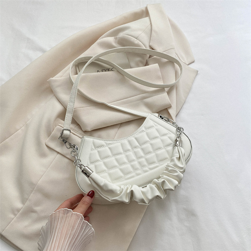 Small niche crescent new fashion minimalist shoulder casual trend crossbody bag for women