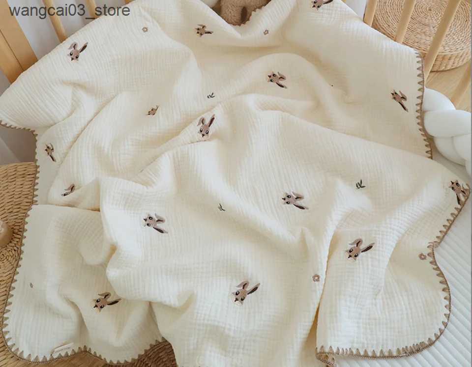 Blankets Swaddling Summer Baby Blanket For Boys Girls Newborn Muslin Swaddle Wrap Receiving Blankets For Stroller Bedding Crib Quilt Swaddle Me 0-3 L2