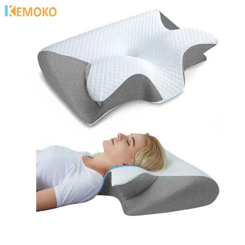 Sleep memory neck pillow slow cotton rebound comfortable memory foam sleep neck care neck protection massager W240819