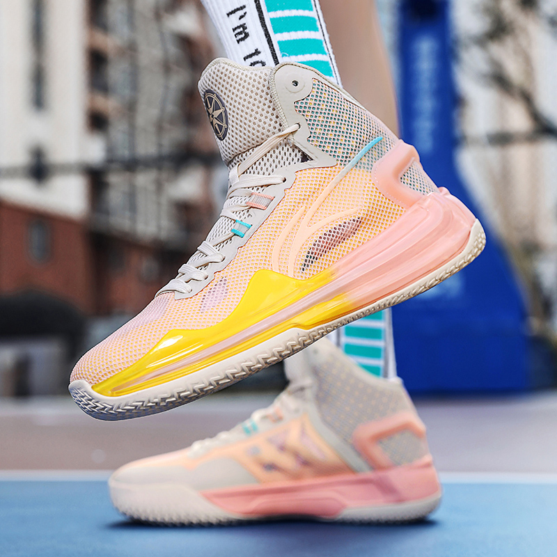 New anti-slip grip slow epicenter to help sports shoes students breathable net surface professional combat basketball shoes