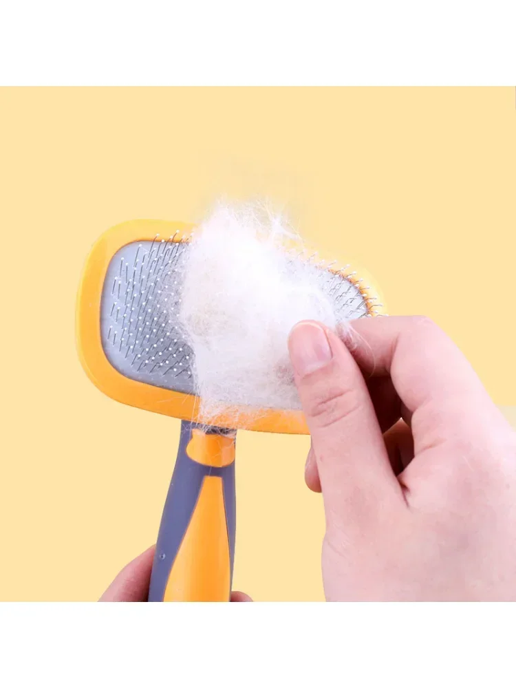 Pet Grooming Self Cleaning Slicker Brush for Small Medium Dogs Cats