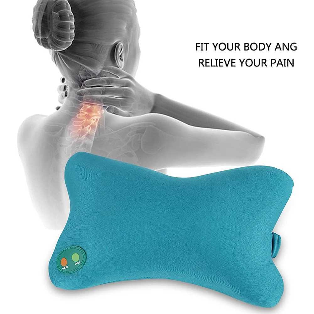 Massage pillow electric neck massager household car neck and back massager pain relief muscle relaxation W240819
