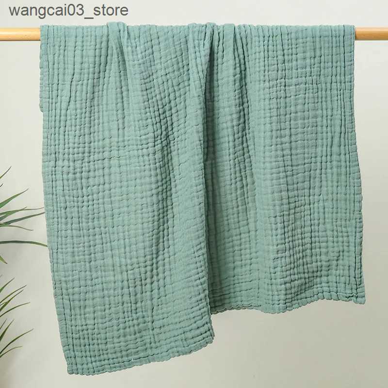 Blankets Swaddling 6 Layer Cotton Gauze Baby Blanket Newborn Muslin Baby Bath Towel Soft Swaddle Wrap Stroller Blanket Lange Bedding Items L240910