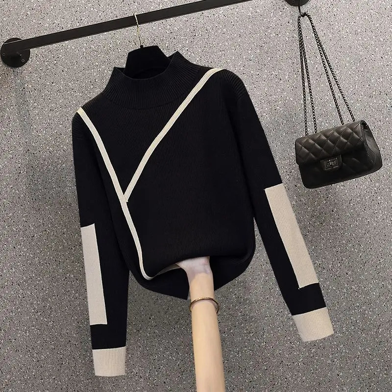 Fashion Womens Clothing Set Autumn/Winter Korean Edition Fashion n Knitted Casual Pants Two Piece Set 241010