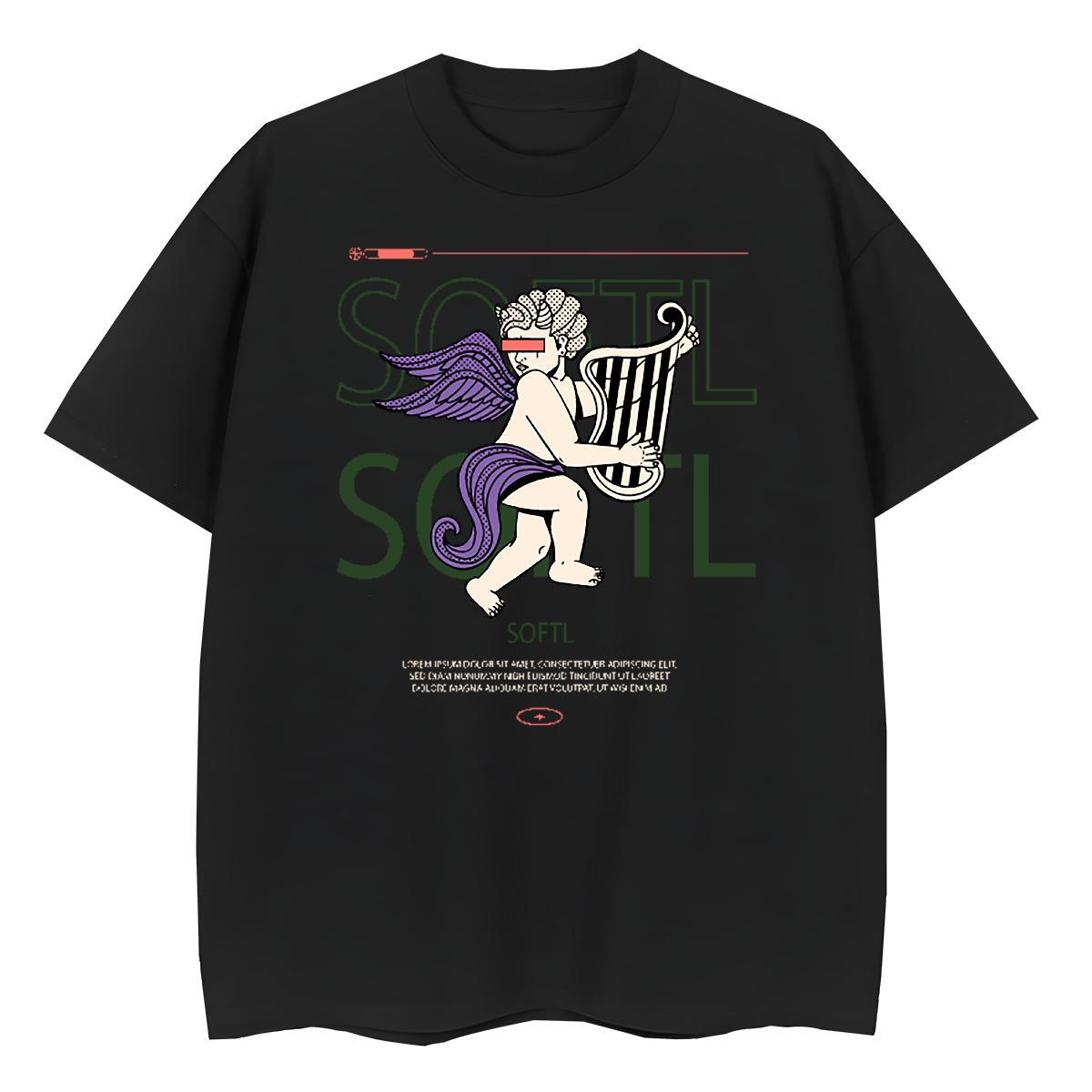 Fashion T-Shirts for Women 230g 100% Cotton O-Neck Short Sleeve Beach character Lady T shirt Designer DIY Printed Clothings