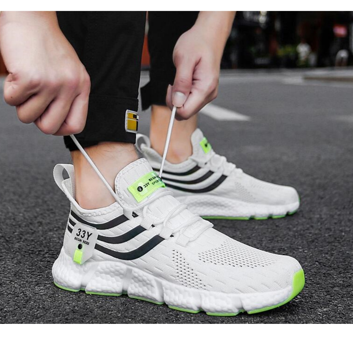 Women Sneakers 2023 New Mesh Breathable White Running Platform Shoes Comfortable Outdoor Sports Men Brand Shoes Tenis Masculino
