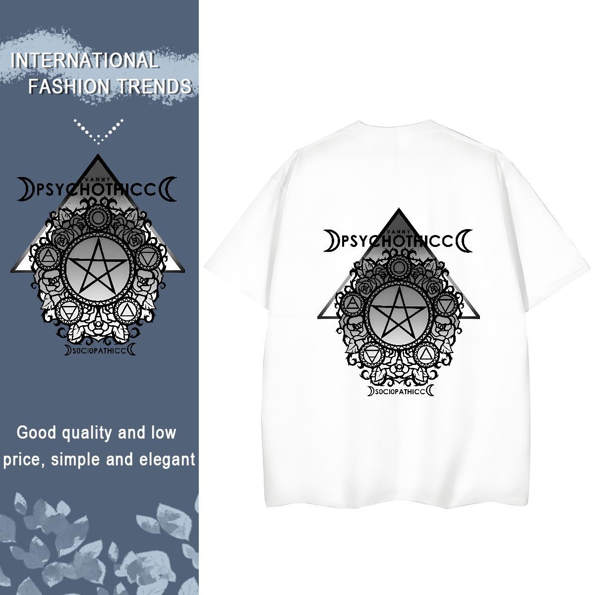 Designer Women T Shirts 230g 100% Cotton Round Neck Short Sleeve Street eye of the devil Woman Tshirt Designer Nice Cartoon Printing L-4XL Tees Shirts