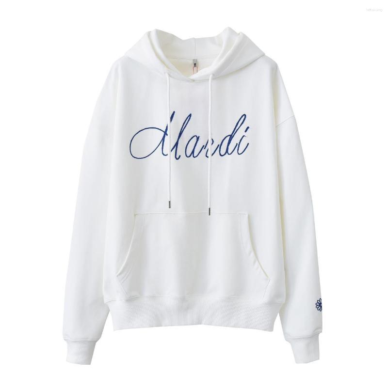 Cozy Women's Hoodies: Embroidered Daisy Autumn Winter Sweater Towel