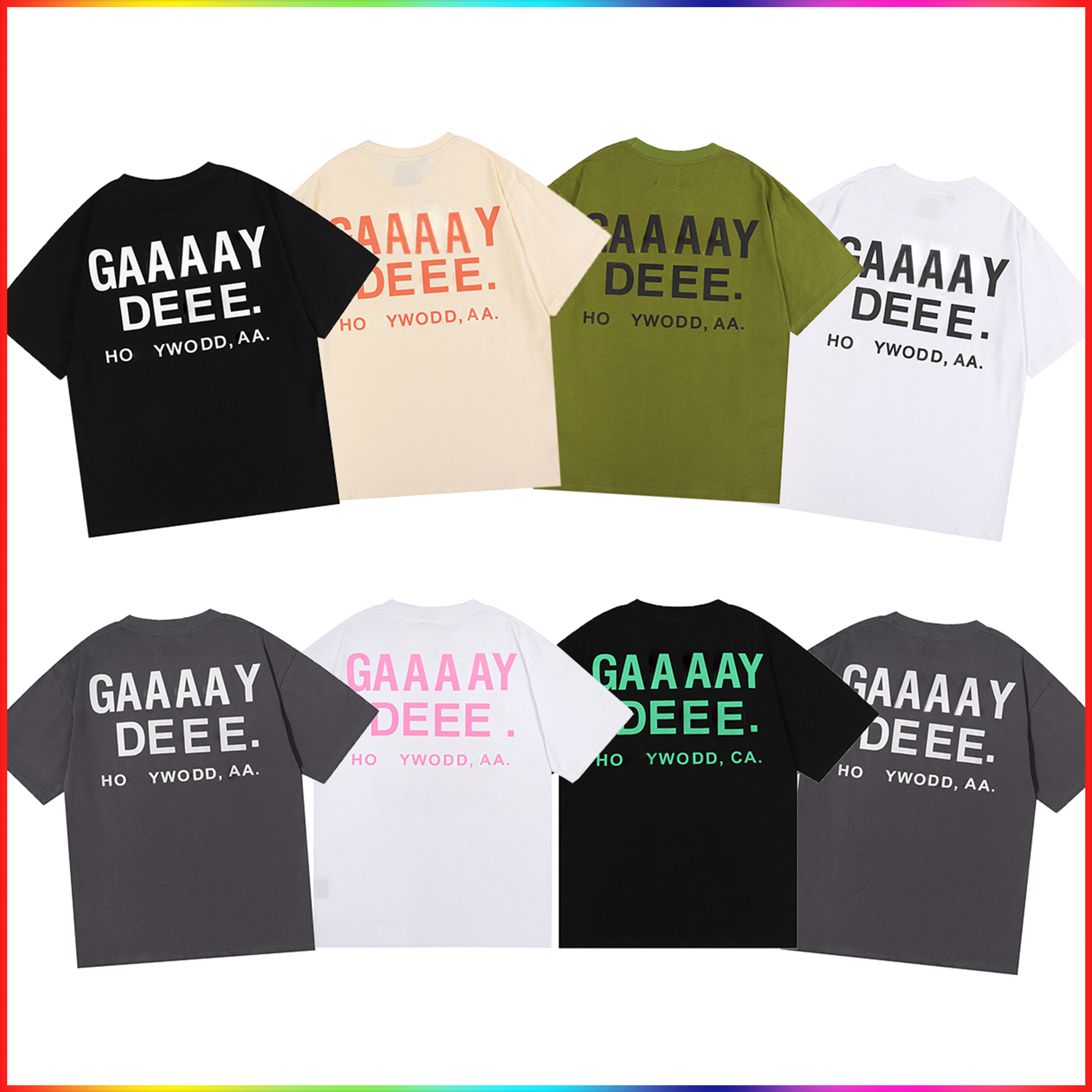 5A Designer T Shirt Mens Women sweatpant Graffiti Shirt 2025 Luxurys Printed Letters galleryly dept t shirt Mans Street Jogger Trousers
