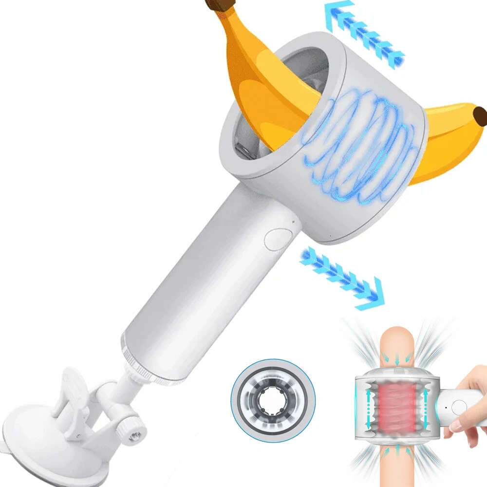 Male Mastubator Sex Toys Handsfree Automatic Telescc Silicone Vagina Masturbation for Men Blowjob Sexs hine Adult Goods 18