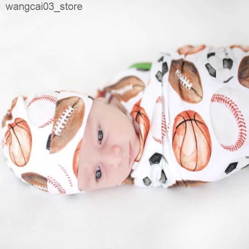 Blankets Swaddling Newborn Swaddle Wrap Headband Hat Set Baby Cotton Receiving Blanket Baby Girls Floral Blanket Hair Band Sleeping Wrap Shower Gif L2