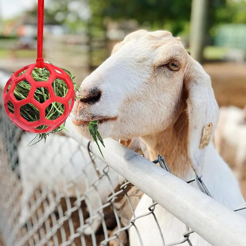 Hanging Hay Feeder Ball Horse Treat Balls Horse Sheep Forage Feeding For Horse Goat Slow Feed Hay Toy Relieve Stress Products