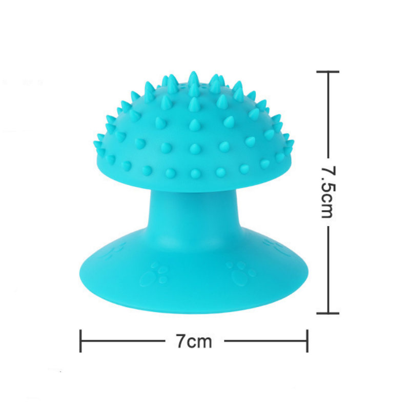 Pet Cat Suction Cup Hair Scrubber Massager Cat Scratch Scratch Scrubber Cat Comb Suction Cup Massage Brush