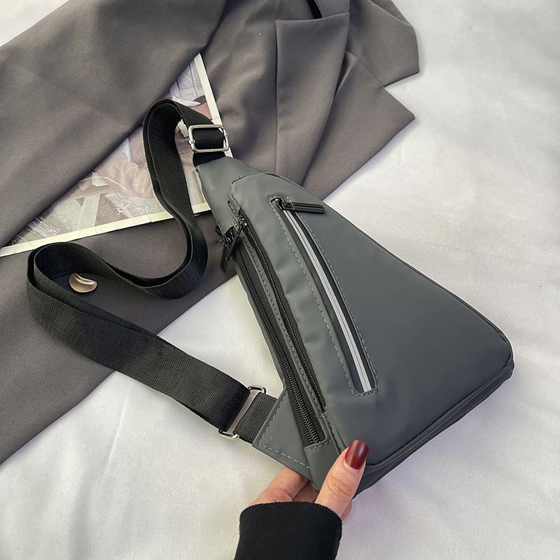Winter Triangle Shaped Chest Korean Edition New Casual Western Style Mobile Money Single Shoulder Cross body Bag