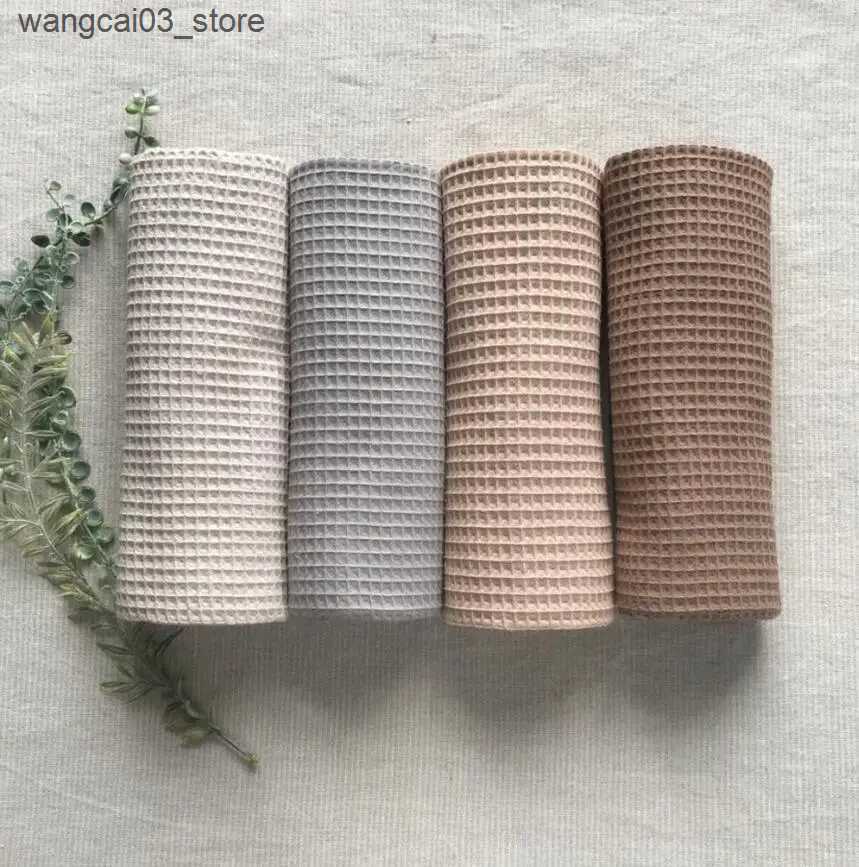 Blankets Swaddling Waffle Baby Blanket For Boys Girls Newborn Summer Baby Swaddle Wrap Receiving Blankets Cotton Toddler Bath Towel Bed Crib Quilts L2