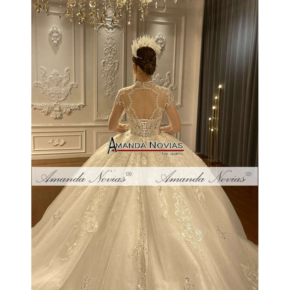 Train Wedding Long Dress Ball Gown Dresses Sleeves es
