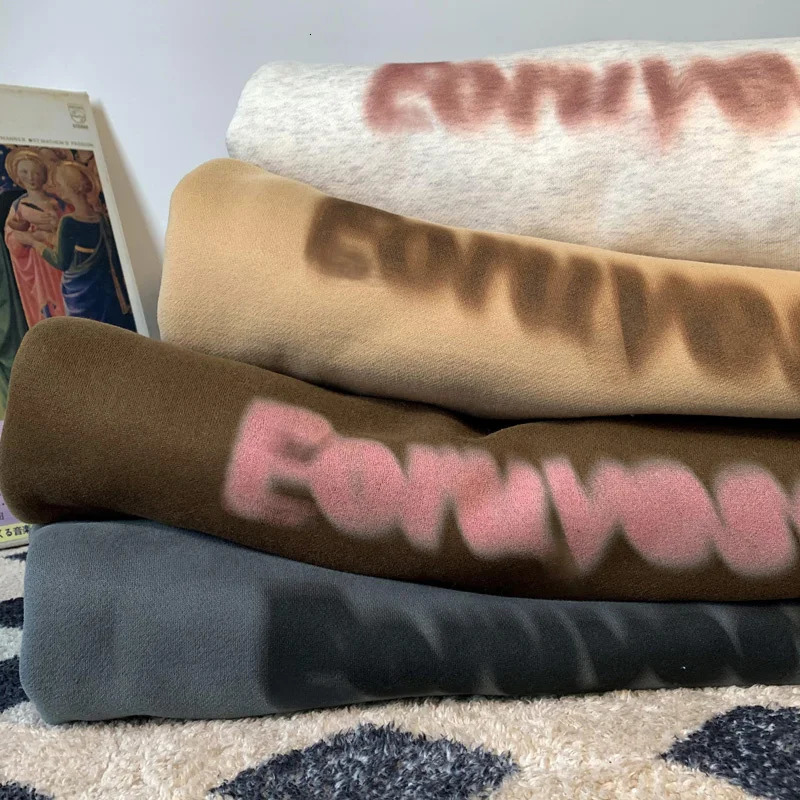 Autumn Goth Letter Printed Crewneck Sweatshirt For Men Y2K Streetwear Pullover Hoodies Hip Hop Fashion Cotton sudaderas hombre 241011