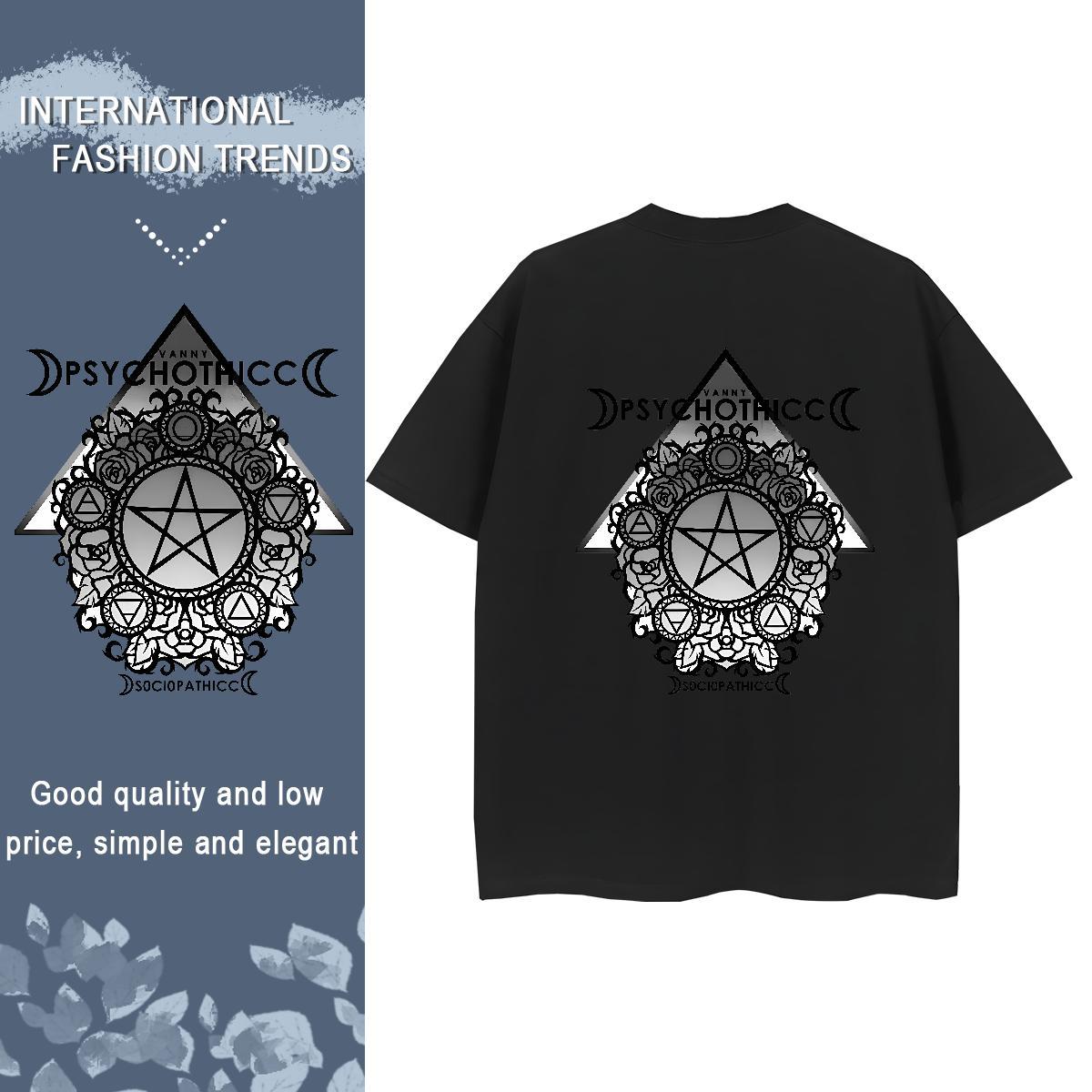 Designer Women T Shirts 230g 100% Cotton Round Neck Short Sleeve Street eye of the devil Woman Tshirt Designer Nice Cartoon Printing L-4XL Tees Shirts