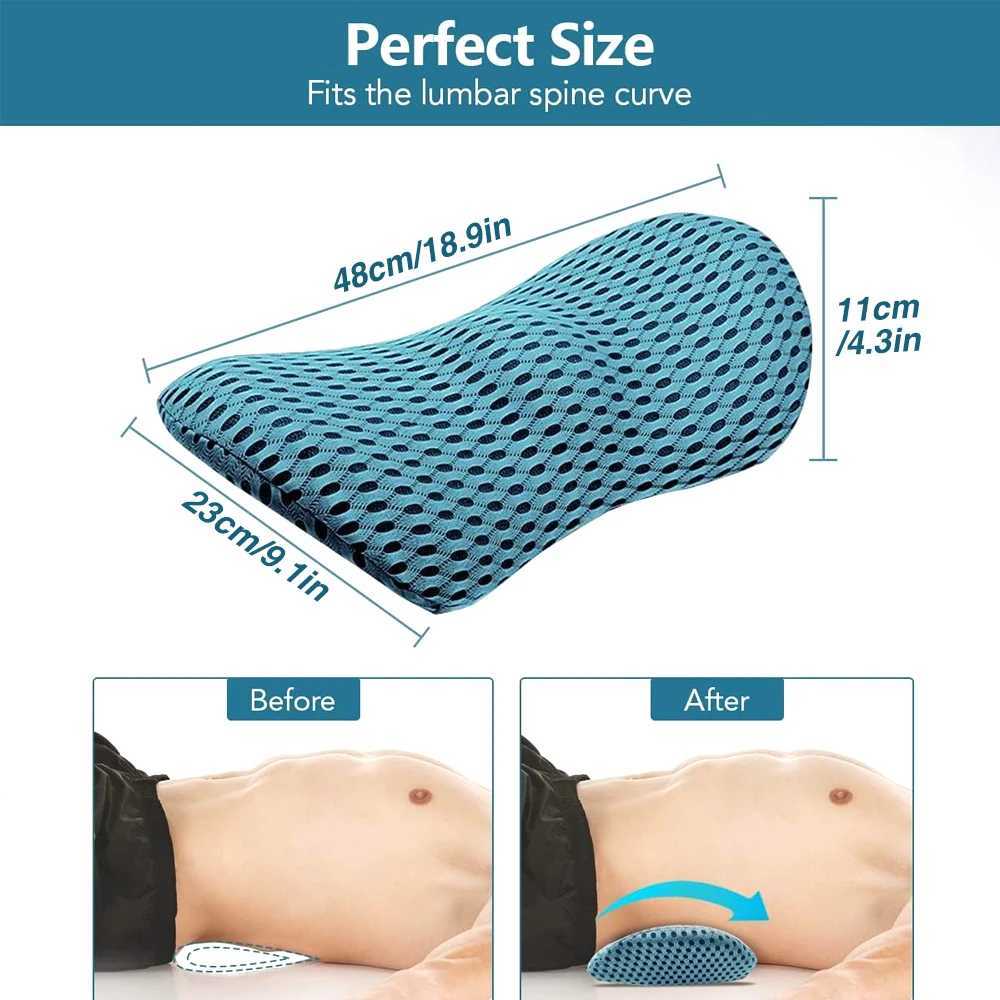 Breathable memory pad indoor accessories bed sleeper car seat waist support pillow foam car pad W240819