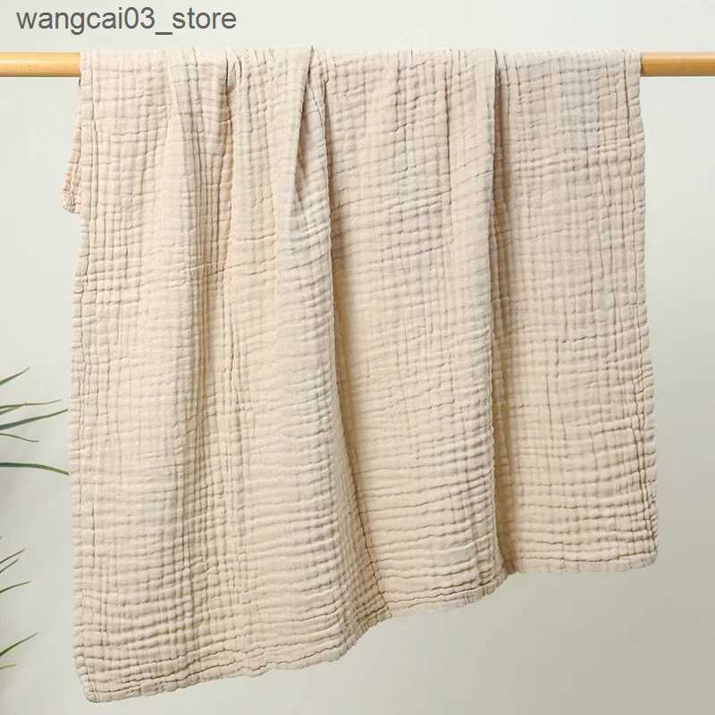Blankets Swaddling 6 Layer Cotton Gauze Baby Blanket Newborn Muslin Baby Bath Towel Soft Swaddle Wrap Stroller Blanket Lange Bedding Items L240910