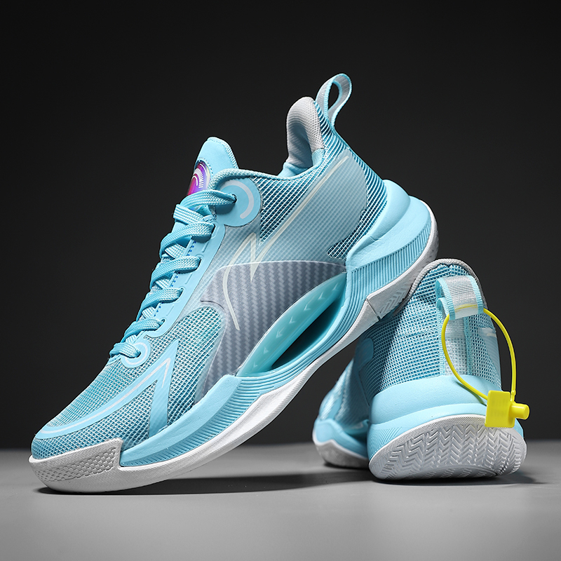 Basketball Shoes Men Youth Concrete Floor Combat Female Student Breathable Shock Absorbing Sneakers Wear Resistant and Anti Slip