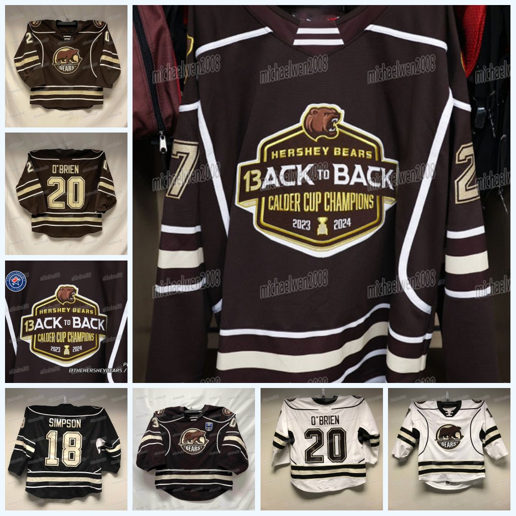 Hershey Bears 2024-25 Special Hockey Jersey McIlrath Joe Snively Alex Limoges Pierrick Dube Ethen Frank Michael Sgarbossa Michael Vecchione Priskie Sutter