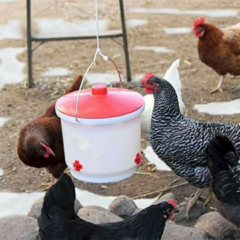 10 Pcs Automatic Chicken Nipple Drinker 360 Degree Bucket Water dispenser Cross-shaped Duck Waterer Hens Quail Pigeon Drinker