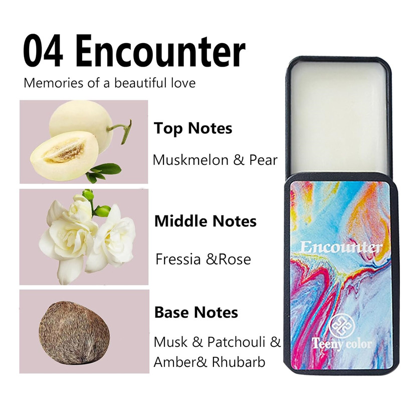Solid Balm Solid Perfume Portable Pocket Balm Perfume Perfect for Travel Use Natural Fragrance Parfum for Men and Women
