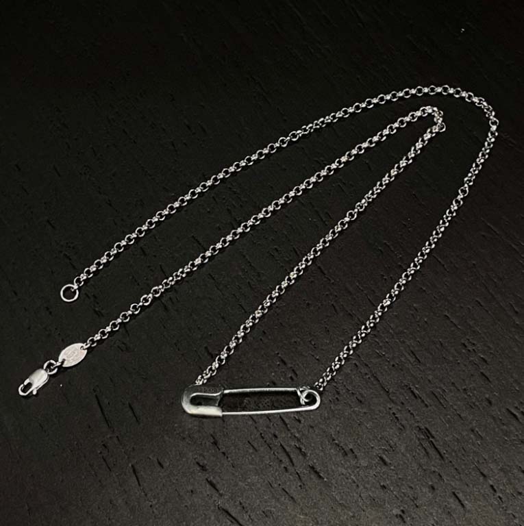 Silver cross Chains pin Pendant Necklaces for women trend personality punk cross style Lovers gift hip hop rock jewelry