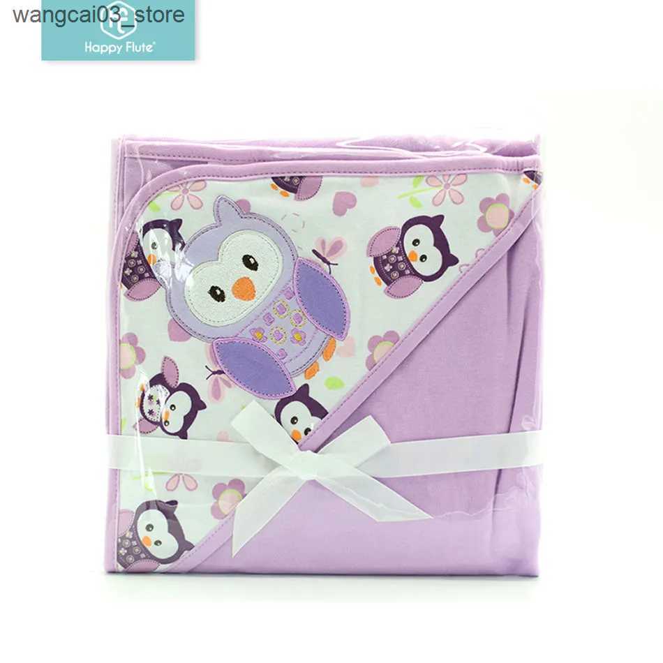 Blankets Swaddling Happyflute 1Pcs Baby Blanket 100% Cotton Infant Swaddle Stroller Wrap For Newborn Baby L240910