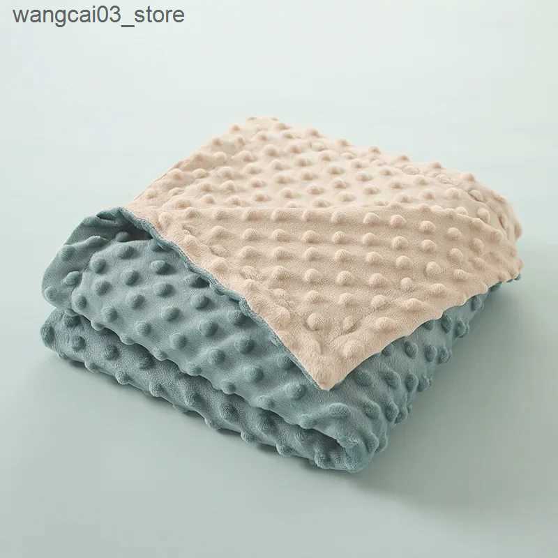 Blankets Swaddling Personalized Swaddle Blanket Baby Throw Blanket Custom Name Blankets for Baby Girl Boy Cute Toddler Blanket 75*100cm L240910