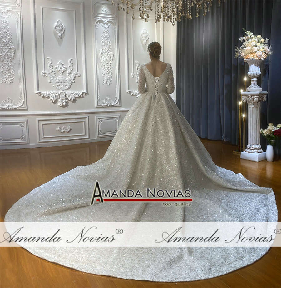Hot Sale Wedding Dresses Amanda Novias Work gelik 100% Real work