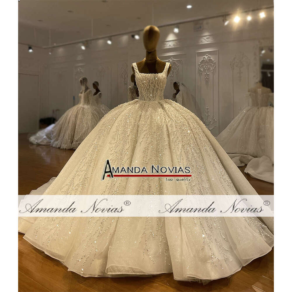 Straps Wedding Dress New Design 2024