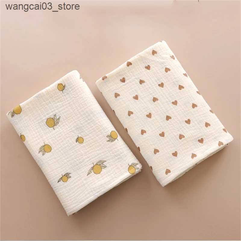 Blankets Swaddling Upgraded Muslin Swaddle Blanket Cotton Muslin Square Soft Large Muslin Swaddles Muslin Cloths for Baby Boys Girls Dropshipping L240