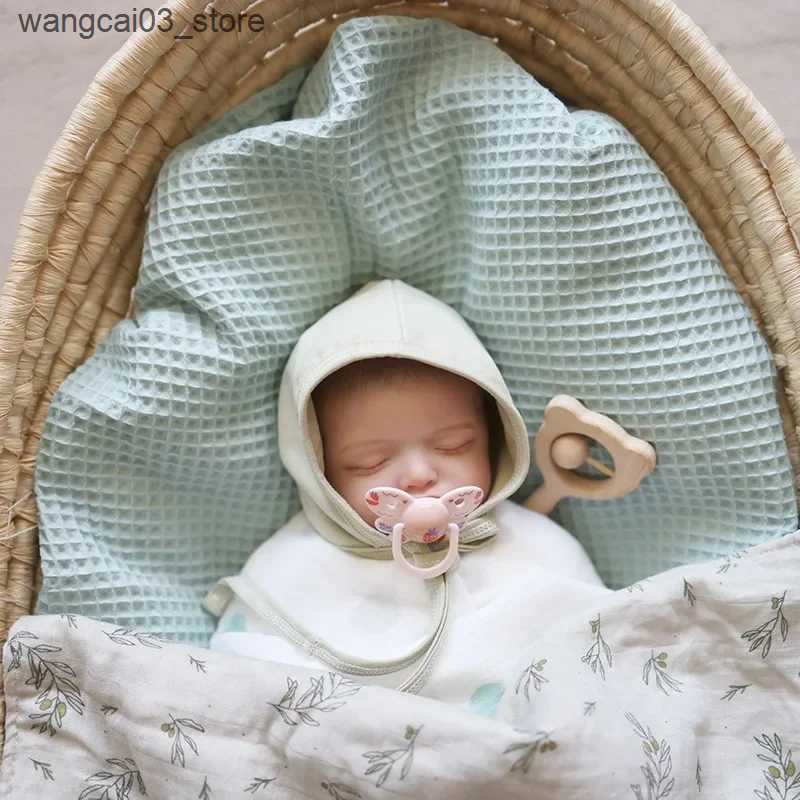 Blankets Swaddling Tassel Baby Blankets Newborn Waffle Cotton Baby Swaddle Blanket New Born Stroller Blanket Bedding Items Infant Nap Bed Cover L24091