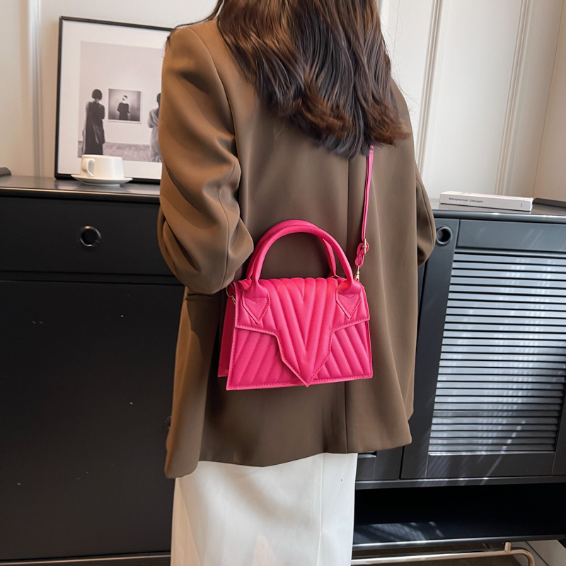 Women's Fashion Shoulder Small Square New Style Simple Trendy Crossbody Bag Casual Handbag