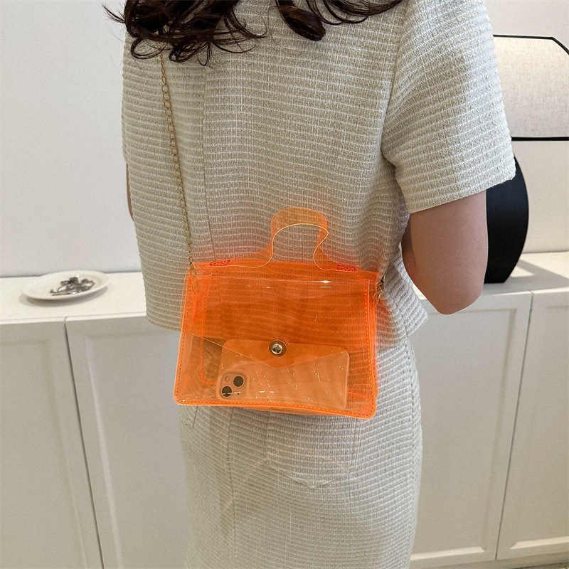 Leisure commuting crossbody niche Western style shoulder fashionable chain bag, women's new small square bag