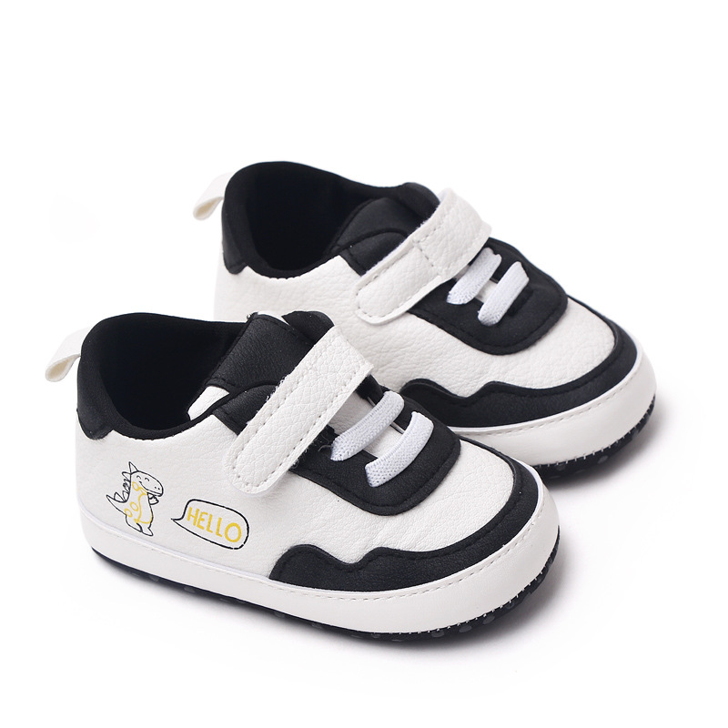 Baby Sport Shoes Sneakers Newborn Boys Girls Cartoon Letter Print First Walkers Cutefeet Infant Toddler Anti-slip Baby Pre-walkers Shoes